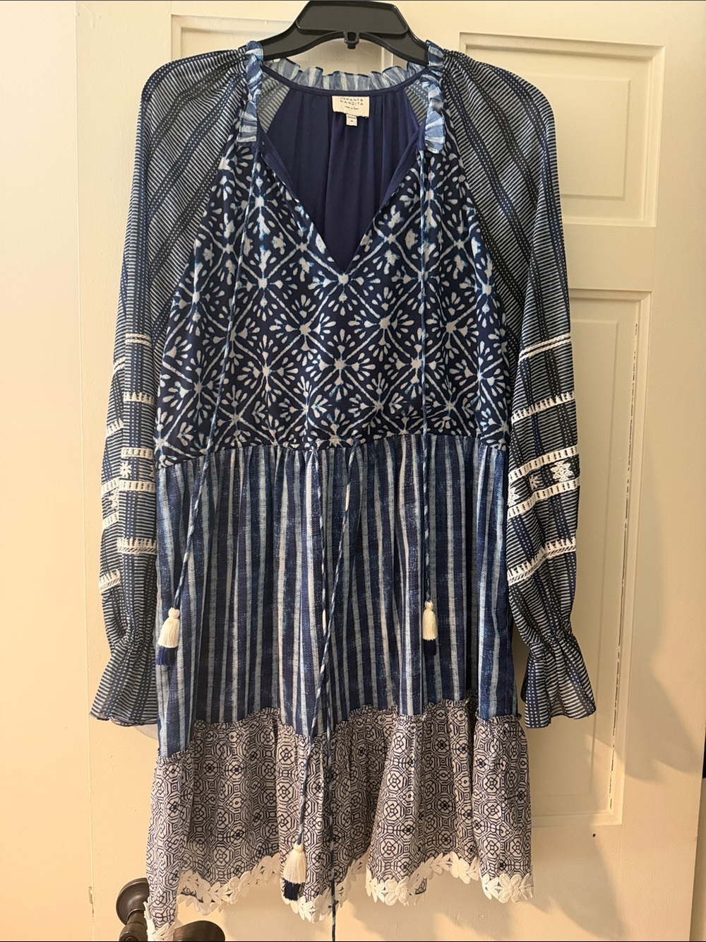 HEMANT AND NANDITA long sleeve tunic dress - Picture 1 of 9
